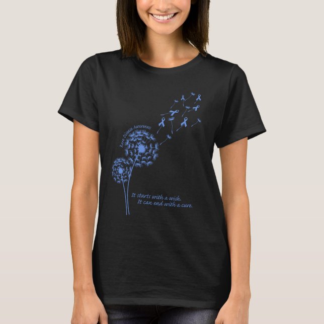 T-shirt Il commence par un souhait qu'il peut finir avec (Devant)