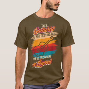 T-shirt Il devient un joueur de guitare légendaire Gui d'a