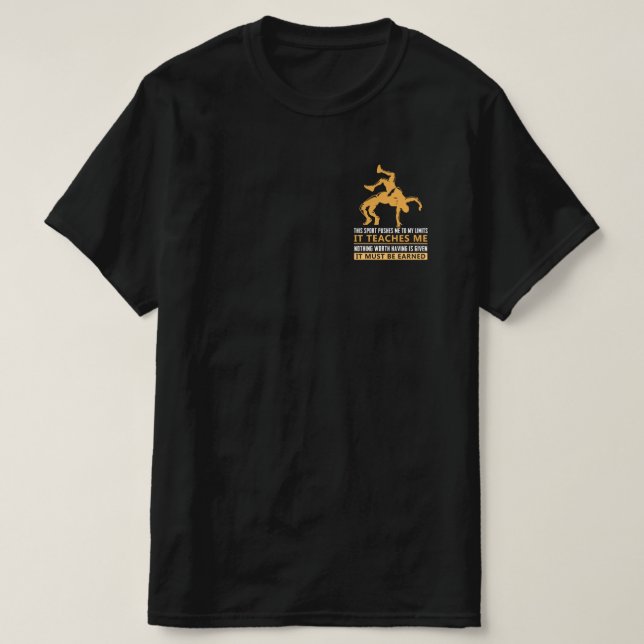 T-shirt IL DOIT ÊTRE GARDÉ lutte (Design devant)