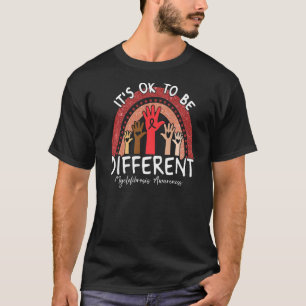 T-shirt Il est acceptable d'être différent Myélofibrose se