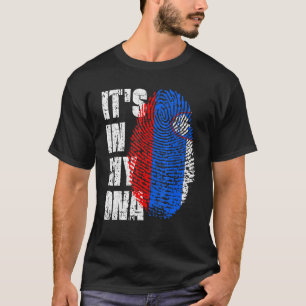 T-shirt Il Est Dans Mon Dna Slovénie Drapeau Slovène