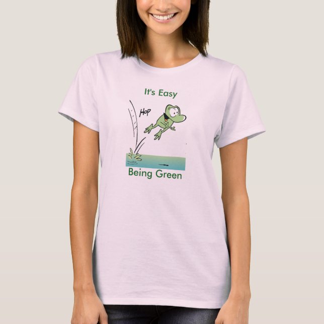 T-shirt Il est être facile la chemise des femmes de (Devant)