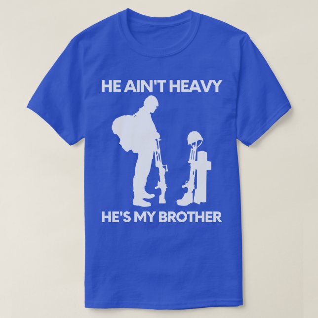 T-shirt Il est lourd il est mon frère 8 (Design devant)