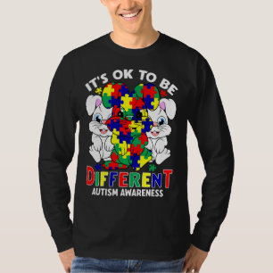 T-shirt Il Est Ok D'Être Différent Puzzle Sensibilisation