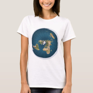 T-shirt Il est plat.  Non, vraiment