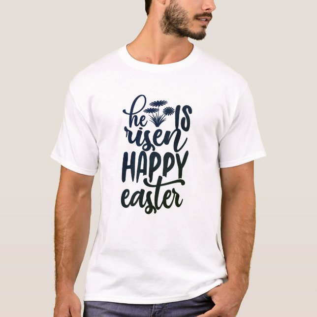 T-shirt Il est ressuscité - Bonne Pâques (Devant)
