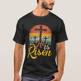 T-shirt Il est ressuscité chrétien Jésus de Pâques