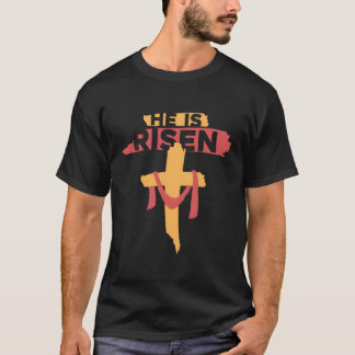T-shirt Il Est Ressuscité Chrétien Pâques
