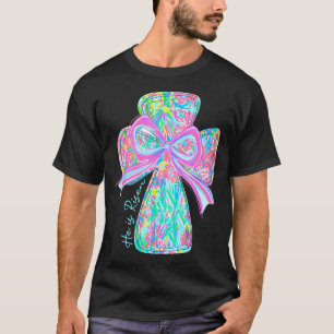 T-shirt Il est ressuscité Verset de la Bible chrétienne Jé