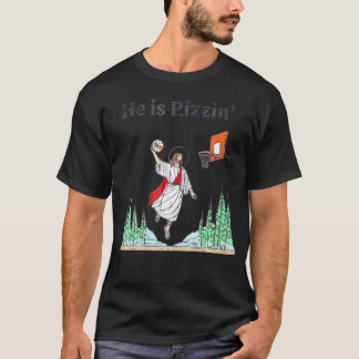 T-shirt Il Est Rizzen Jesus Basketball