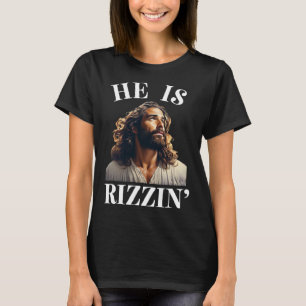 T-shirt Il est Rizzin - Drôle de dicton de Pâques chrétien