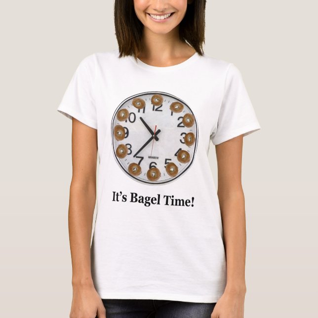 T-shirt Il est temps de bagel ! (Devant)