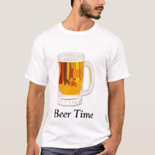 T-shirt Il est temps de bière