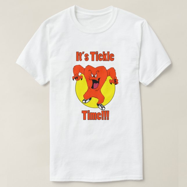 T-shirt Il est temps de chatouillement (Design devant)