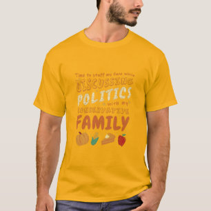 T-shirt Il Est Temps De Me Stuffer Le Visage Tout En Discu