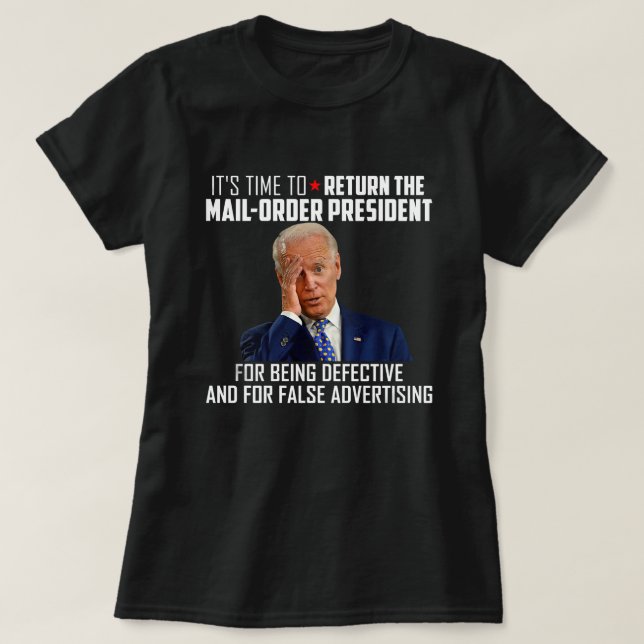 T-shirt Il Est Temps De Retourner L'Ordre Du Courrier Prés (Design devant)