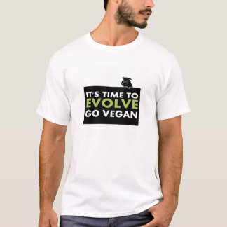 T-shirt IL est TEMPS D'ÉVOLUER - DISPARAISSENT la pièce en