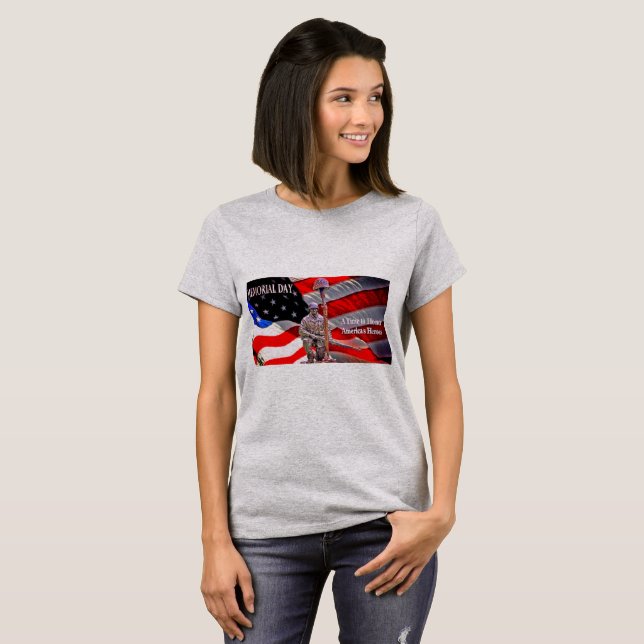 T-shirt Il est temps d'honorer les héros américains (Devant entier)
