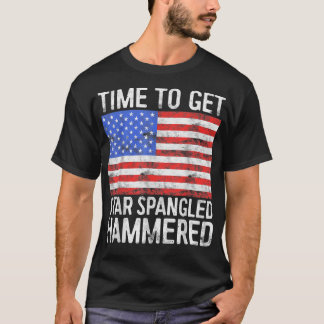 T-shirt Il Est Temps D'Obtenir L'Étoile Frappée 4 juillet 