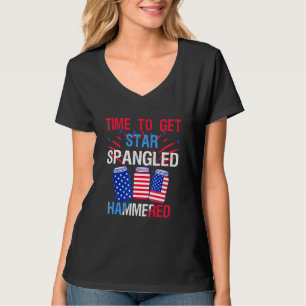 T-shirt Il Est Temps D'Obtenir L'Étoile Frappée 4 juillet 