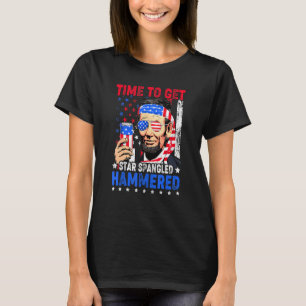 T-shirt Il Est Temps D'Obtenir Star Spanged Hammered Abe L
