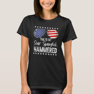 T-shirt Il Est Temps D'Obtenir Star Spangled Hammered 4 ju