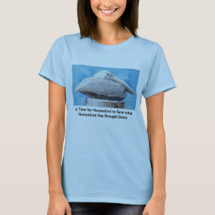 T-shirt Il est temps pour que l'humanité sauve…