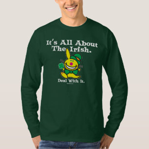 T-shirt Il est tout au sujet de l'irlandais (le vert)