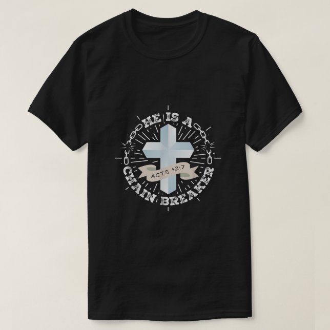 T-shirt Il Est Un Fracteur De Chaîne (Design devant)