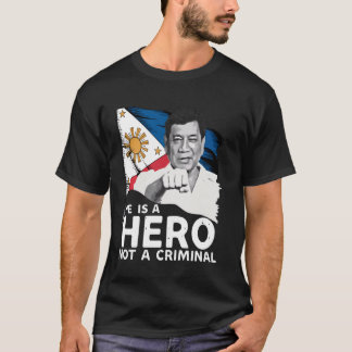 T-shirt Il est un héros, pas un criminel, nous sommes avec