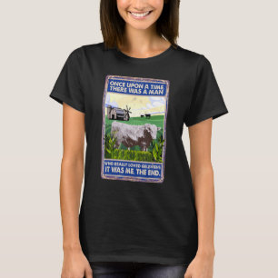 T-shirt Il était une fois un homme Race bovine Gelbvi