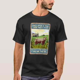 T-shirt Il était une fois un homme Race bovine Limousine