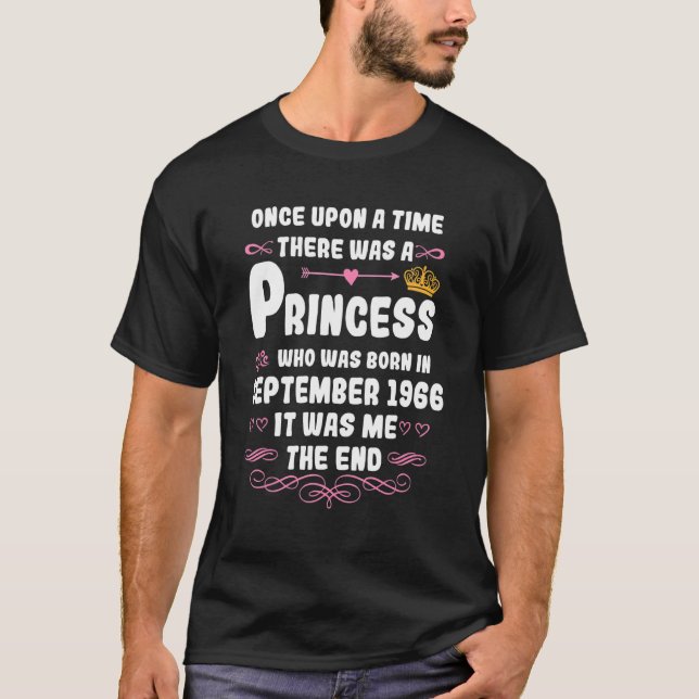 T-shirt Il était une fois une princesse le 1er septembre (Devant)