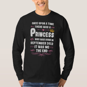 T-shirt Il Était Une Fois Une Princesse Le 20 Septembre
