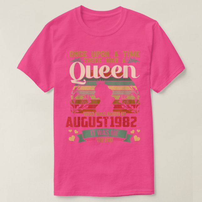 T-shirt Il était une fois une reine août 1982 Bir (Design devant)