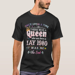 T-shirt Il Était Une Fois Une Reine Née En Mai 1988