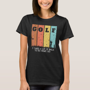 T-shirt Il faut beaucoup de balles Manolo Golf pour golfeu