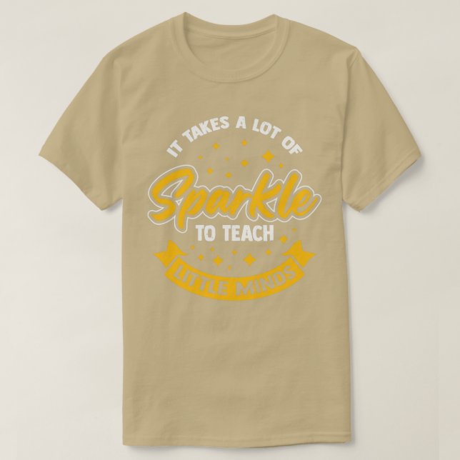 T-shirt Il Faut Beaucoup D'Éclairage Pour Apprendre Aux Pe (Design devant)