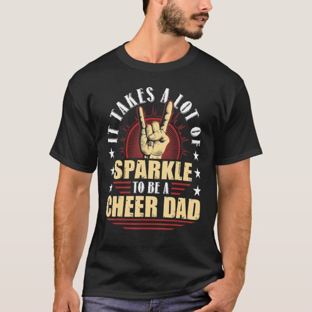 T-shirt Il Faut Beaucoup D'Éclairage Pour Être Un Père Fou (Devant)