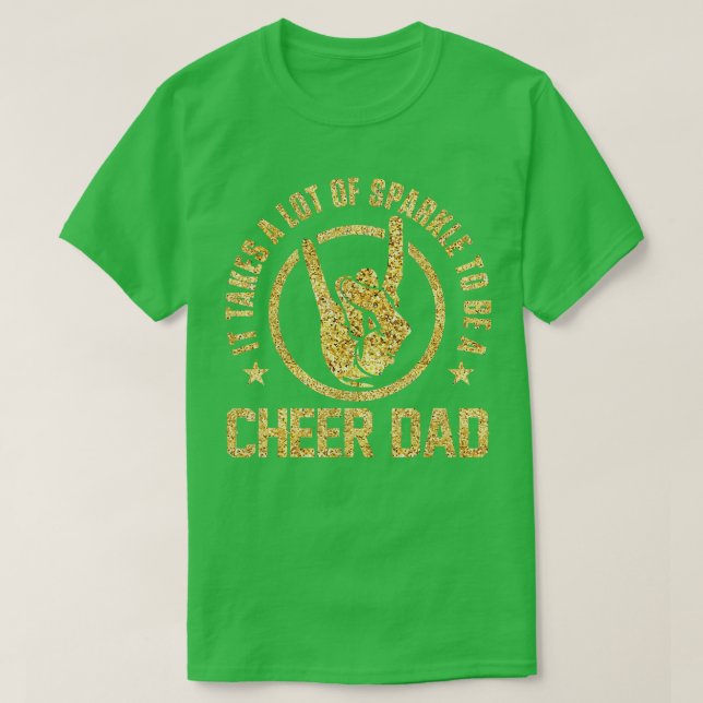 T-shirt Il Faut Beaucoup D'Éclairage Pour Être Un Père Fou (Design devant)