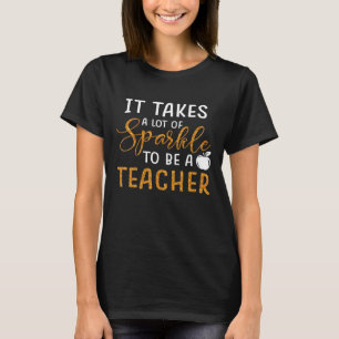 T-shirt Il Faut Beaucoup D'Éclats Pour Être Enseignant