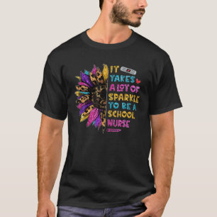 T-shirt Il Faut Beaucoup D'Étincelle Pour Être Une Applica