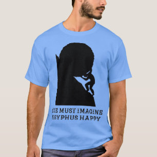 T-shirt Il faut imaginer Sisyphus heureux 2