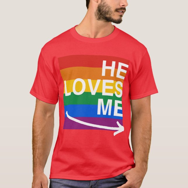 T-shirt Il m'aime (droit) - .png (Devant)