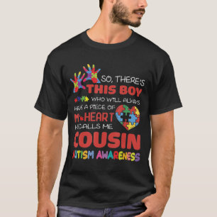 T-shirt Il M'Appelle Cousin Autistic Award