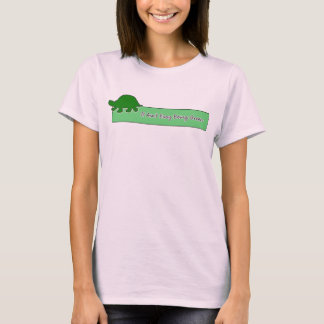 T-shirt Il n'est pas être facile vert