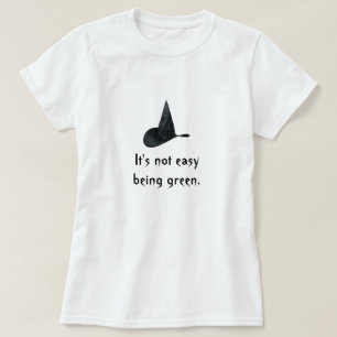 T-shirt Il n'est pas être facile vert