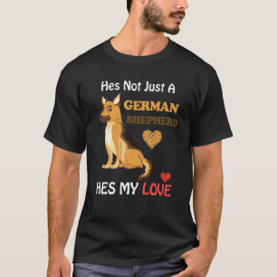 T-shirt Il N'Est Pas Seulement Un Berger Allemand Valentin