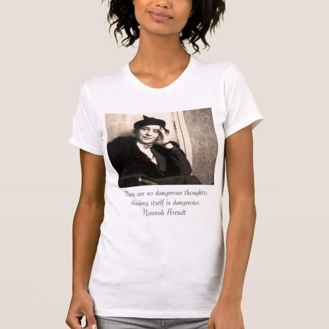 T-shirt Il n'y a aucune pensée dangereuse ; thinki… (Devant)