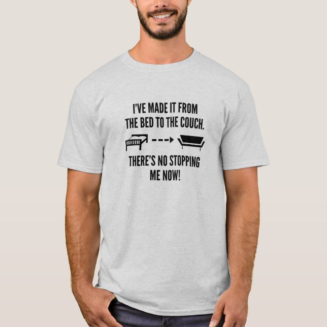 T-shirt Il n'y a pas d'arrêt pour moi maintenant (Devant)
